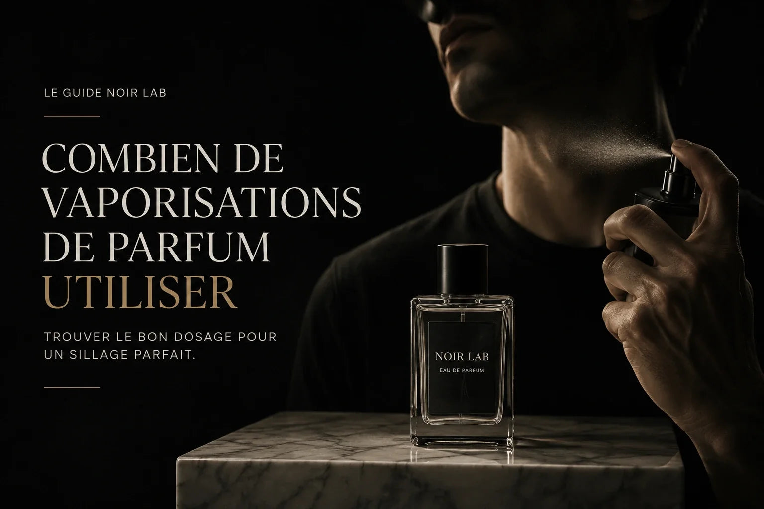 Combien de vaporisations de parfum faut-il mettre ?